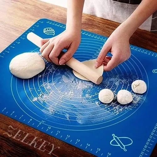 Silicon Fondant Rolling Mat or Silicone Baking Sheet Large with Measurements Str