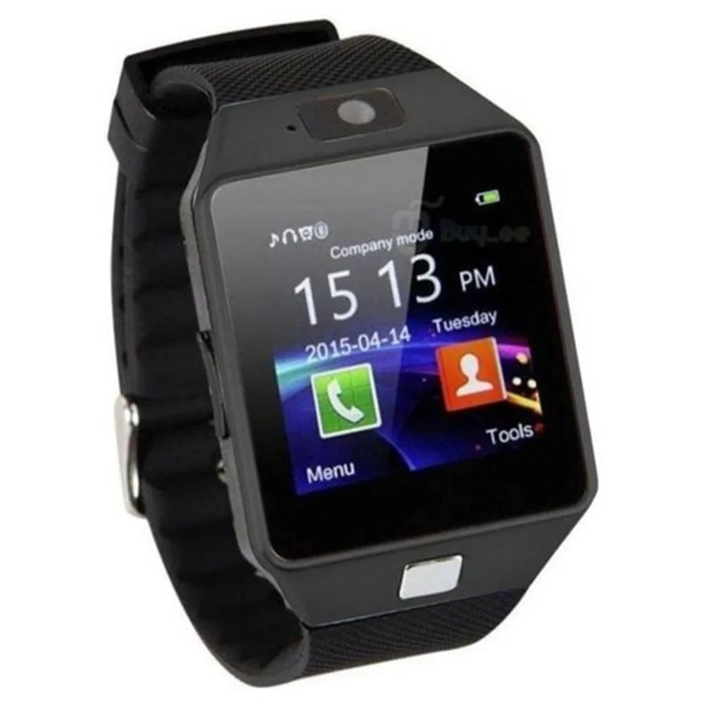 Black Digital Bluetooth Smart Watch