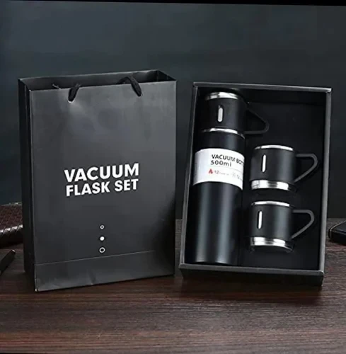 500 Ml Stainless Steel Vacuum Flask With Cup