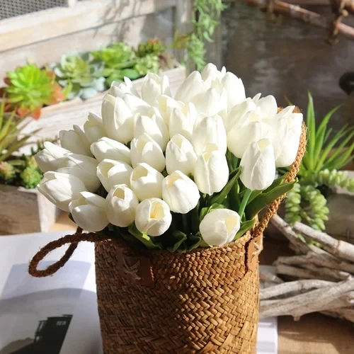 Artificial Tulip Flower Bunch Pack of 12 Pieces
