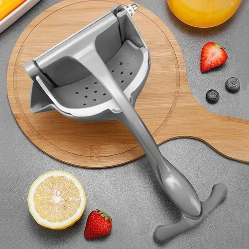 Heavy Duty Single Press Lemon Squeezer, Juicer Handheld,Premium Quality Metal Al