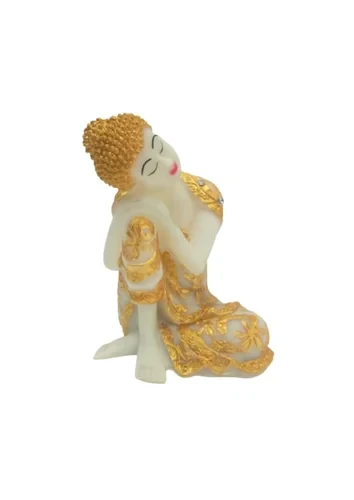 Polyresin Sitting Buddha Idol Statue