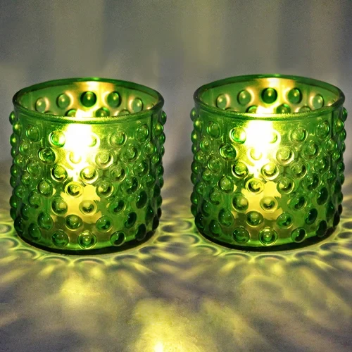 Cylinder Glass Candle Holder Pack of 4