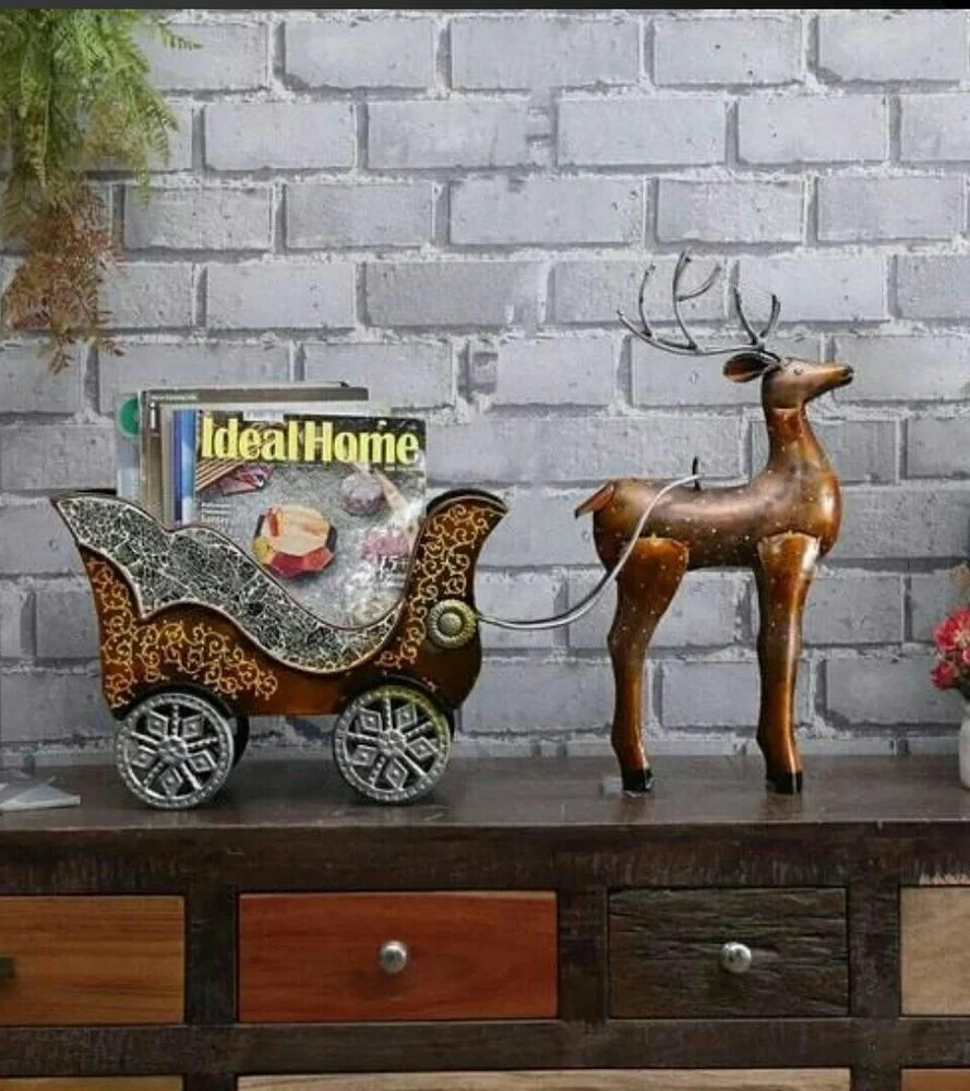 Deer Trolly Table Decor
