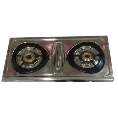 Two Burner Stainless Steel Pigeon Model Stove