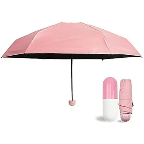 Uv Windproof Capsule Travel Foldable Umbrella